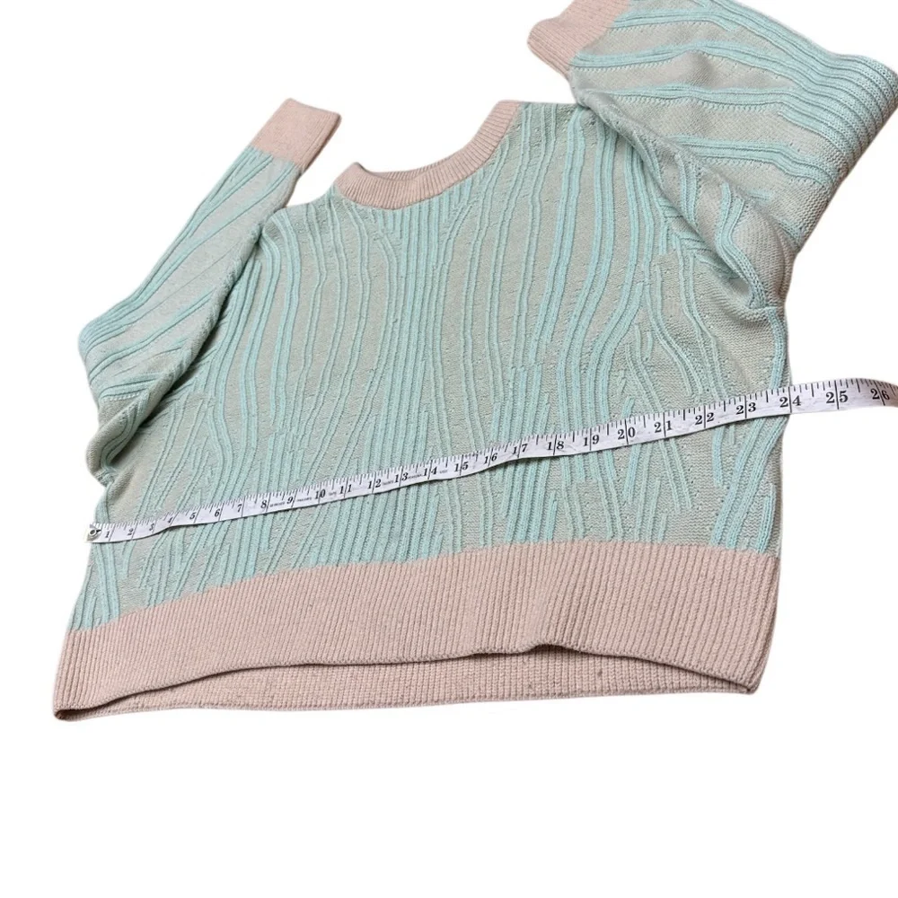 Nike Yoga Luxe Wool blend cover up knit crew neck sweater sz L